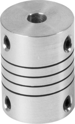 Acoplamento de eixo para motor DC sem escova